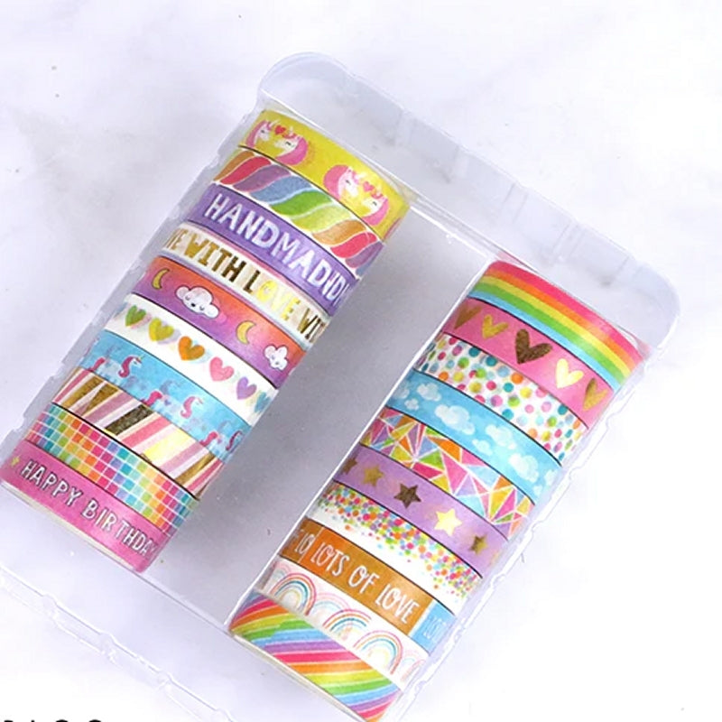 Dovecraft Washi Tapes Box 20 Rolls - Bright (DCWTB048)