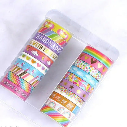 Dovecraft Washi Tapes Box 20 Rolls - Bright (DCWTB048) - Printable Heaven