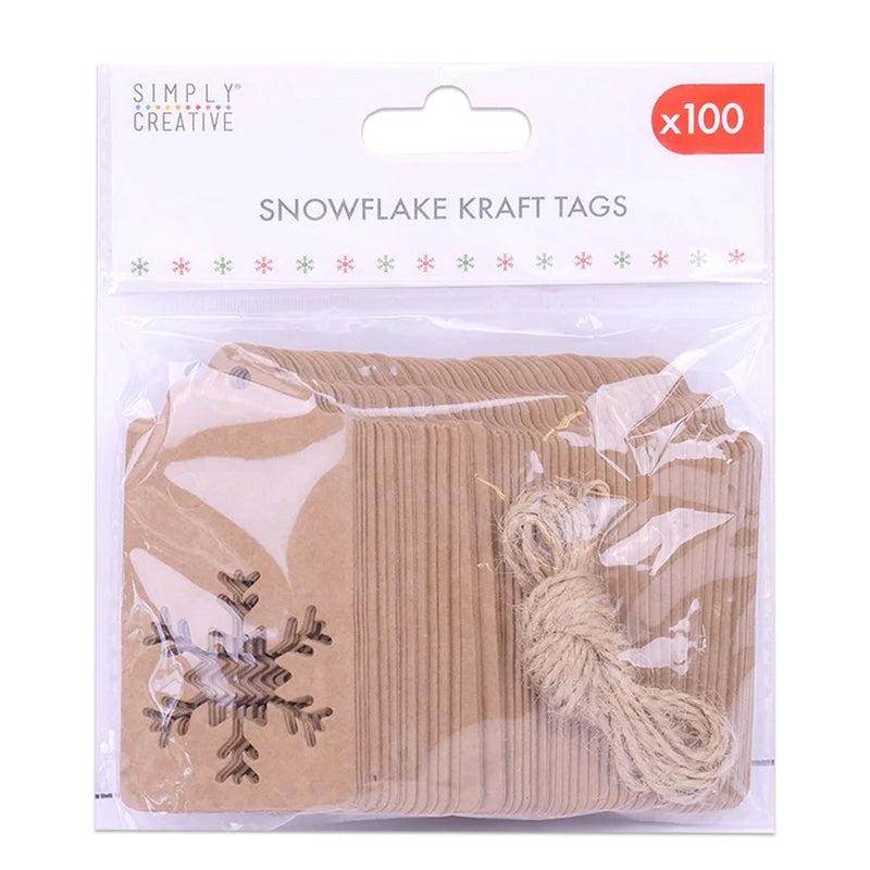 Simply Creative Basics Die Cut Kraft Tags (SCTOP072X19)