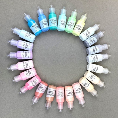 Nova 24 3D Fabric Paints (NVMXM013)