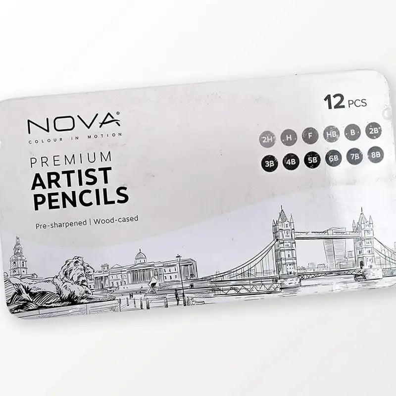 Nova 12pc Artist Pencil Set (NVMXM027) - Printable Heaven