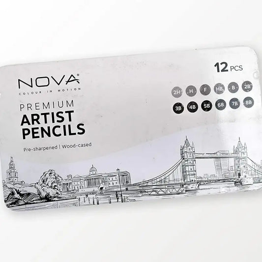 Nova 12pc Artist Pencil Set (NVMXM027) - Printable Heaven