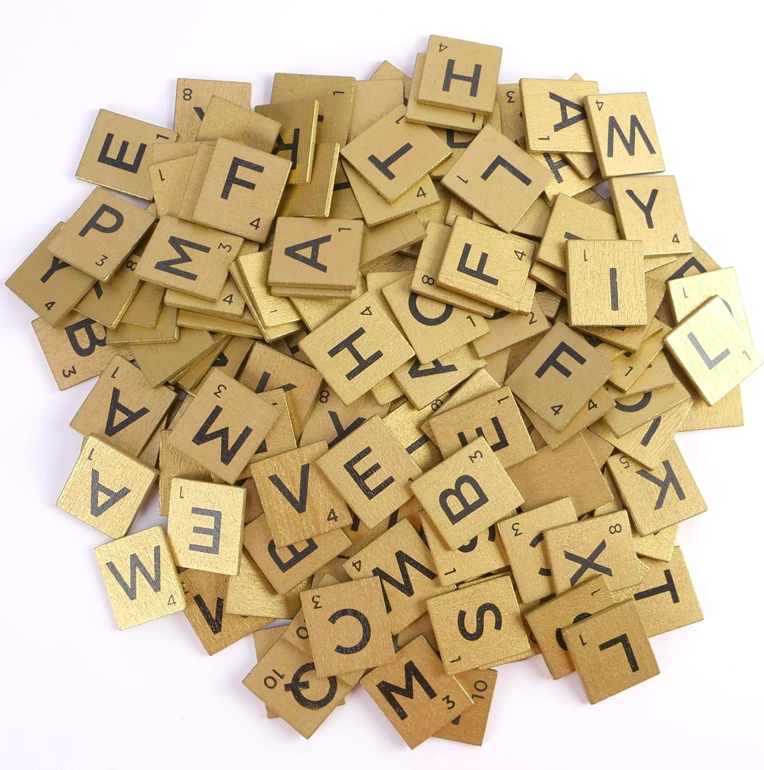 Dovecraft Essentials Wooden Letters - Gold (DCBS227)