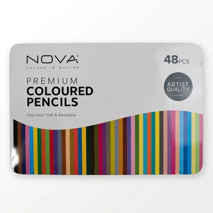 Nova 48-piece Colouring Pencils (NVMXM019) - Printable Heaven