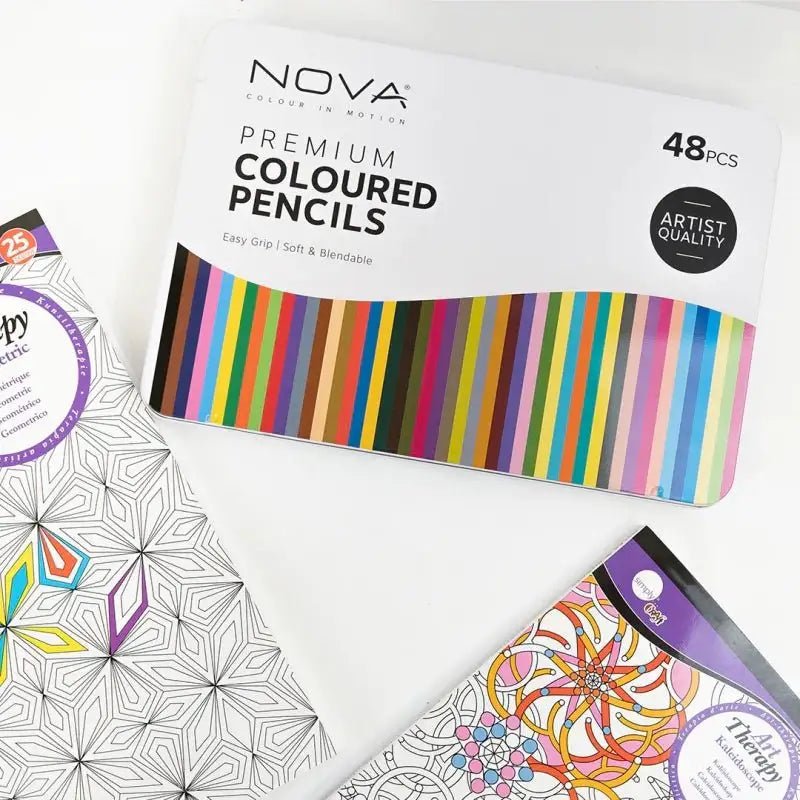Nova 48-piece Colouring Pencils (NVMXM019) - Printable Heaven