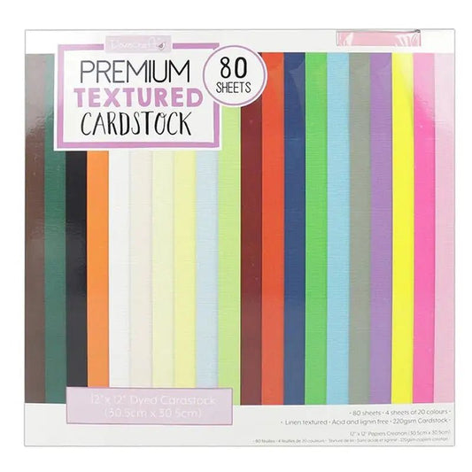 Dovecraft 12x12 Lightly Textured Cardstock (DCPAP073) - Printable Heaven