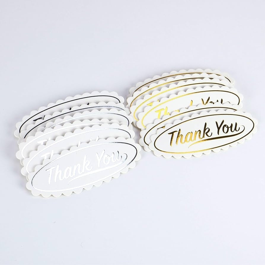 Dovecraft Essentials Die Cut Toppers - Thank You (DCBS183)