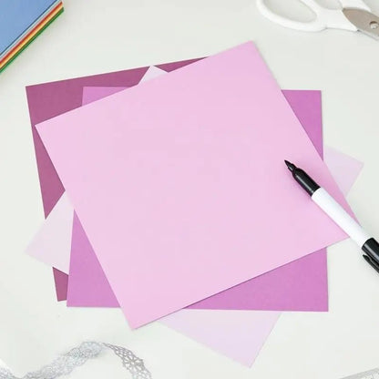 Papermania 6 x 6 Solid Premium Cardstock Colossal 75pcs (PMA 164402) - Printable Heaven