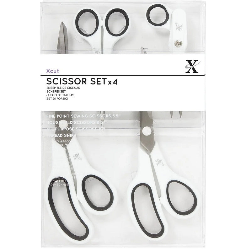 Xcut 4-piece Scissors Set (XCU 255207)