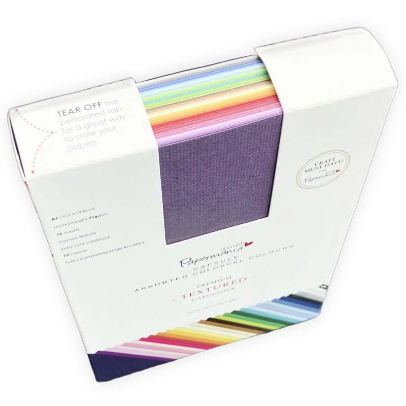 A6 Premium Textured Cardstock Stack Multi (PMA 1641402)