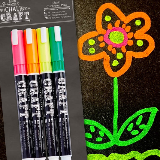 Liquid Chalk Pens, 4pcs