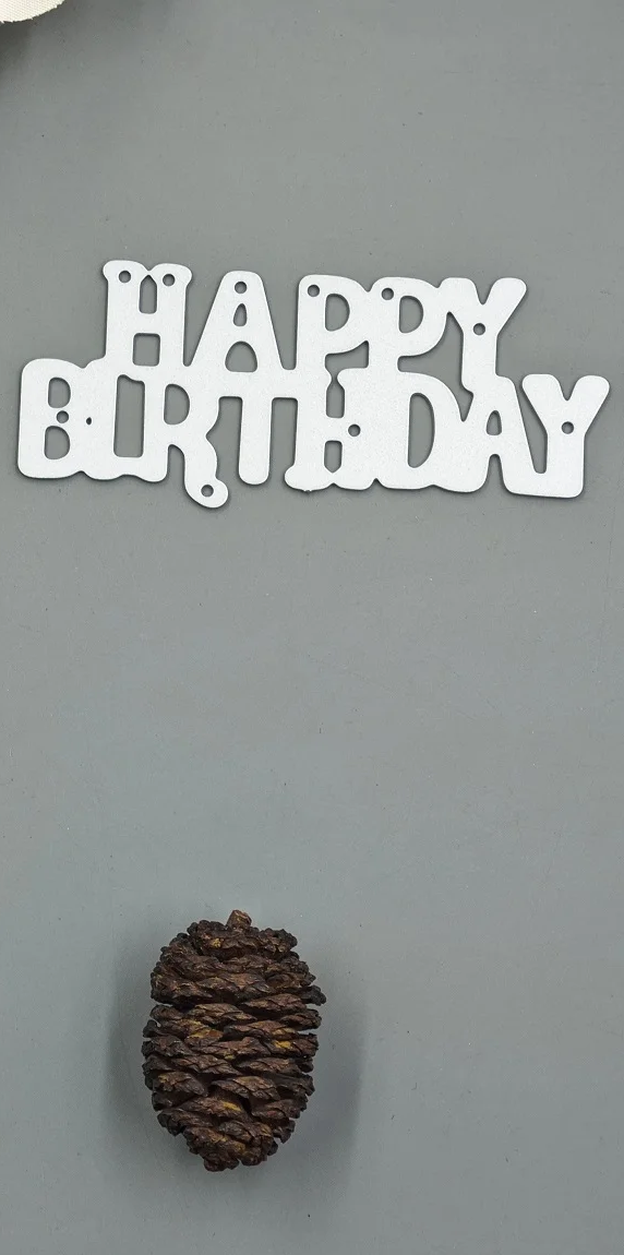 Printable Heaven Small Cutting Die - Happy Birthday (1pc) (W086-1)