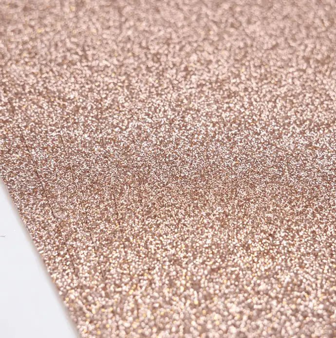 Dovecraft A4 Double Sided Glitter Card - Rose Gold - 350gsm - 6 Sheets (DCGCD037) - Printable Heaven