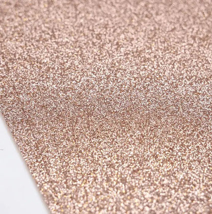 Dovecraft A4 Double Sided Glitter Card - Rose Gold - 350gsm - 6 Sheets (DCGCD037) - Printable Heaven