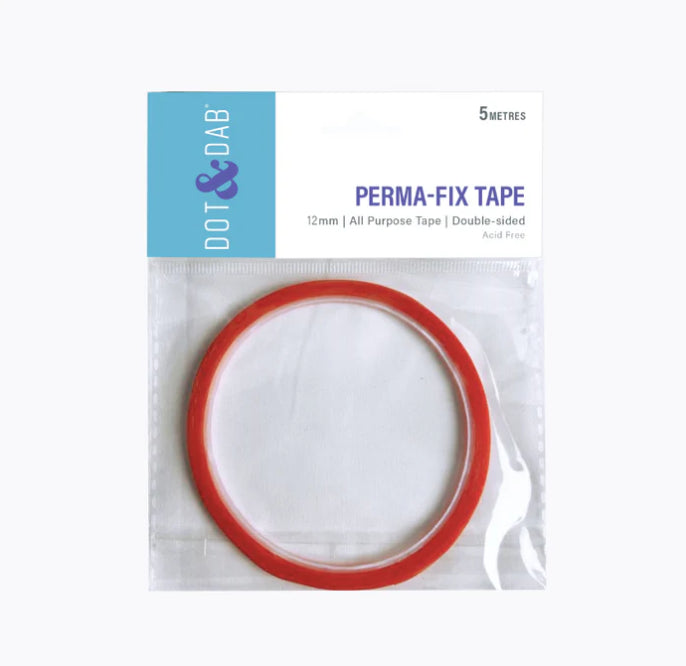 Dot & Dab Permafix Double Sided Tape 12mm (DCBS43)