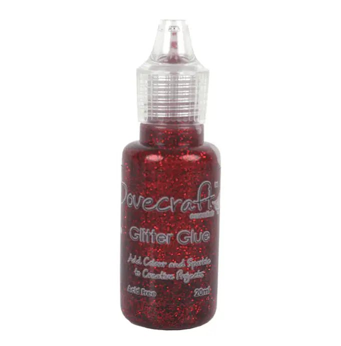 Dovecraft Glitter Glue - Ruby (DCBTL001) - Printable Heaven