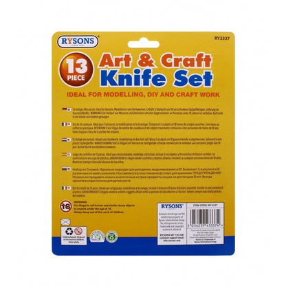 Art & Craft Knife Set 13 Piece (RY-3337)