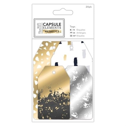 Tags (20pk) - Elements Metallics (PMA 174319)