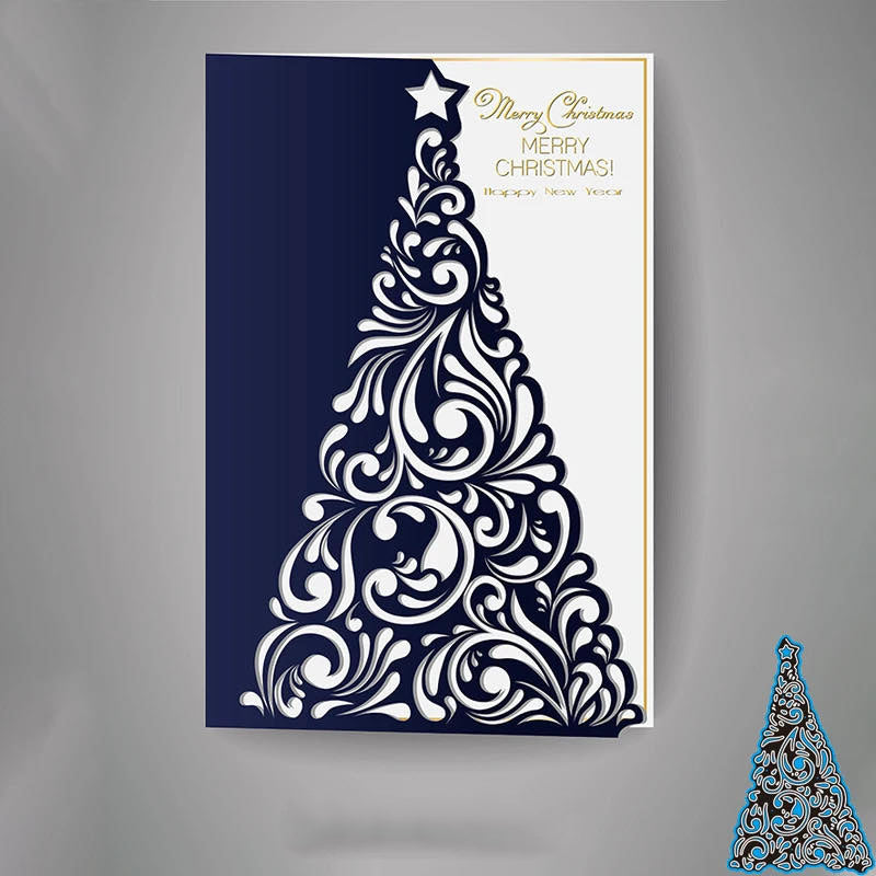 Printable Heaven Large Cutting Die - Christmas Tree Card Front (1pc) (L072)