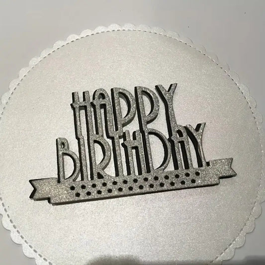 Happy Birthday Sentiment Cutting Die - Art Deco Lettering (1 PC) (W185) - Printable Heaven