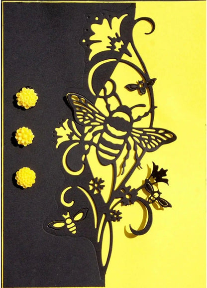 Bee Theme Cutting Die (1 PC) (B014) - Printable Heaven