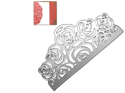 Rose Border Cutting Die (1 PC) (B100) - Printable Heaven