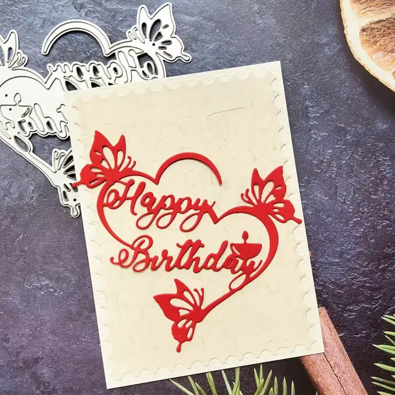 Elevate your paper crafting with the Printable Heaven “Happy Birthday Sentiment Cutting Die - Floral (1 PC) (DJ036)”. This versatile die lets you create handmade birthday cards featuring an elegant “Happy Birthday” script surrounded by beautiful floral accents—ideal inspiration for unique card designs or anyone seeking to craft one-of-a-kind birthday greetings.