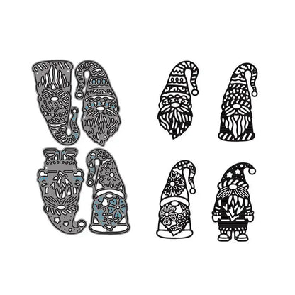 Gonks Cutting Dies (4 PCS) (P057) - Printable Heaven