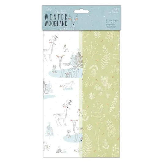 Tissue Paper (20pk) - Winter Woodland (PMA 161903) - Printable Heaven