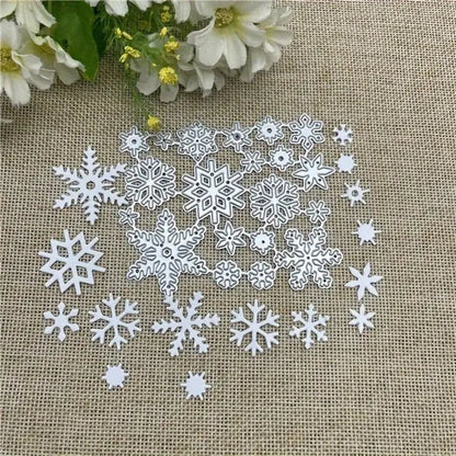 Winter Snowflake Cutting Die Set (20 PCS) (SP046) - Printable Heaven