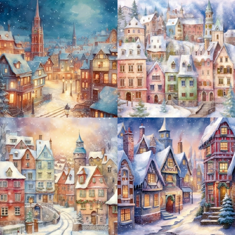 Winter Streets Paper Pad (24 Sheets) (PW-WGCEDF6-01)