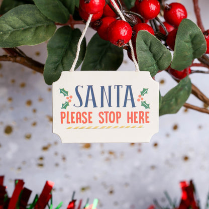 2 for 1 OFFER - 2 x Naughty or Nice Hanging Sentiments (DCTOP209X21x2)