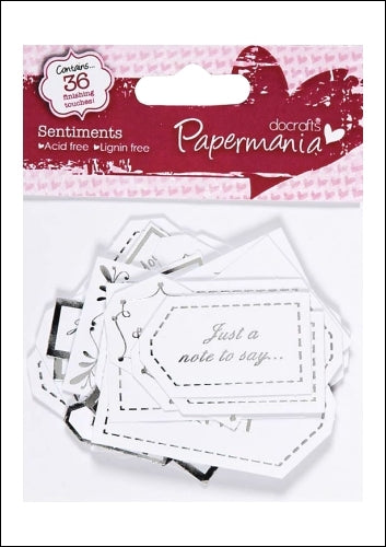 Papermania Sentiments Tags (PMA 157198)