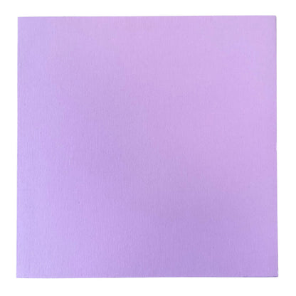 The Printable Heaven Dovecraft 6x6 Lightly Textured Cardstock (DCPAP074) is a plain, square sheet in a solid light purple color, featuring no markings or patterns.