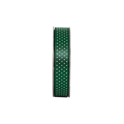 3m Ribbon - Spotted - Evergreen