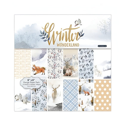 Winter Wonderland 6x6" Design Paper Pack, 12 Designs x 2 Sheets