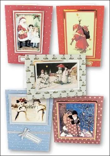 Download - Set - Christmas Santa and Snowmen - Printable Heaven