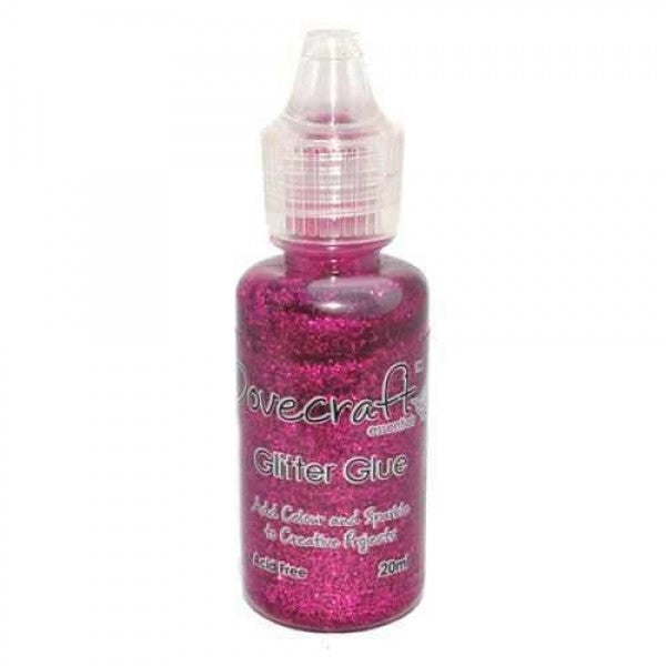 Dovecraft Glitter Glue - Cerise (DCBS69)