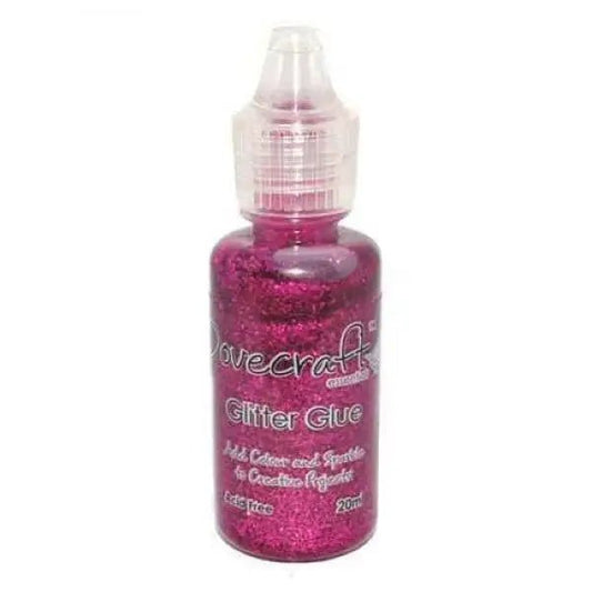 Dovecraft Glitter Glue - Brights Cerise (DCBS69) - Printable Heaven