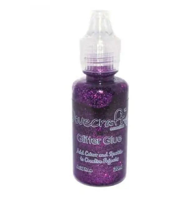 Dovecraft Glitter Glue - Brights Amethyst (DCBS69) - Printable Heaven