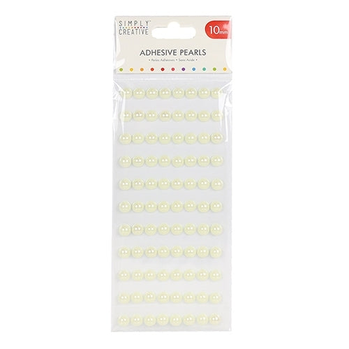 Simply Creative 10mm Pearls 88 Pack - Ivory (SCDOT046)