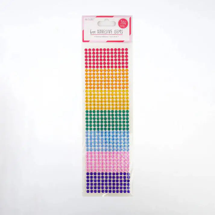 Love to Craft 6mm Gems - Rainbow (LCDOT037B) - Printable Heaven
