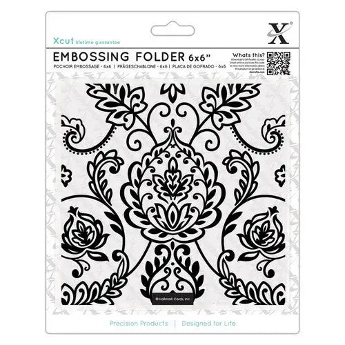Xcut 6x6 Embossing Folder - Arts & Crafts Tile (XCU 515925) - Printable Heaven