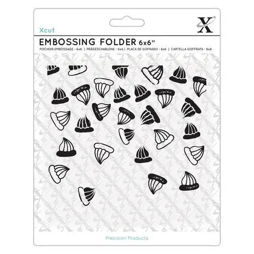 Xcut 6x6" Embossing Folder - Sweet Treats Iced Gems (XCU 515239) - Printable Heaven