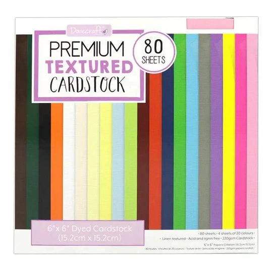 Dovecraft 6x6 Lightly Textured Cardstock (DCPAP074) - Printable Heaven