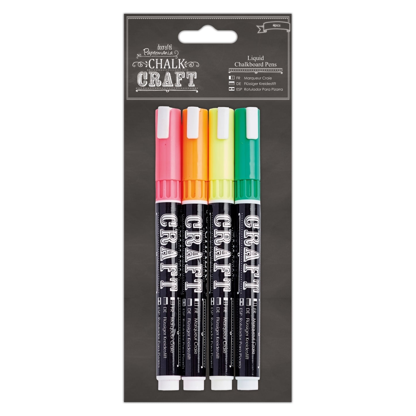 Liquid Chalk Pens; 4pcs (PMA 855101)