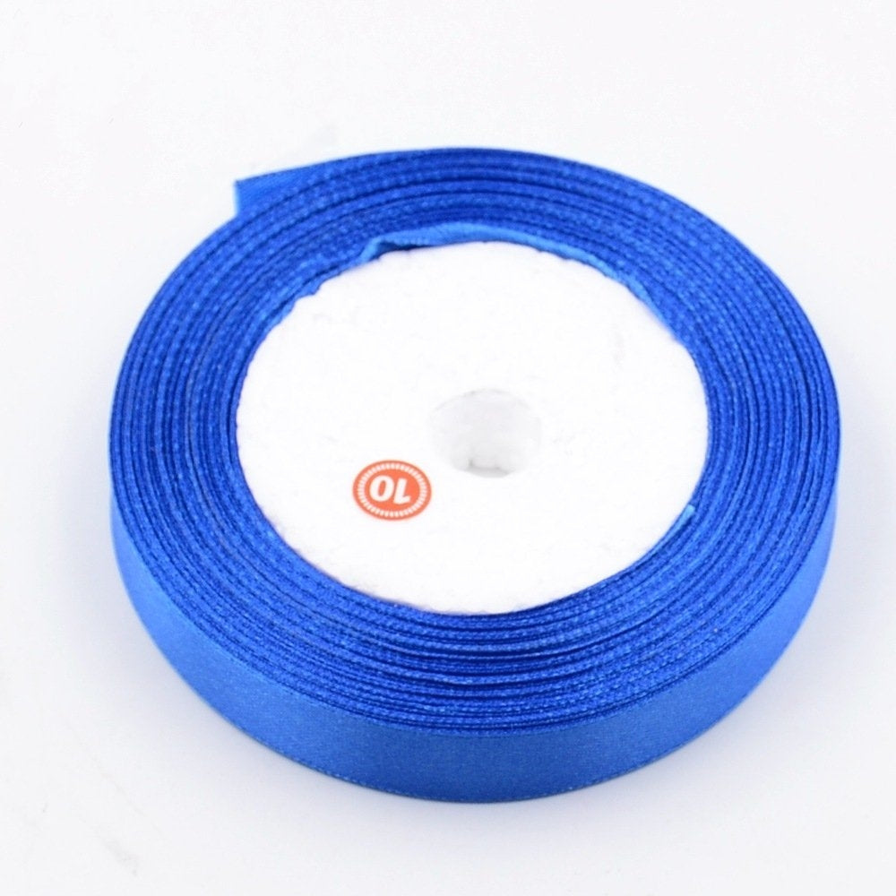 6mm Satin Ribbon - Royal Blue (25 yards)