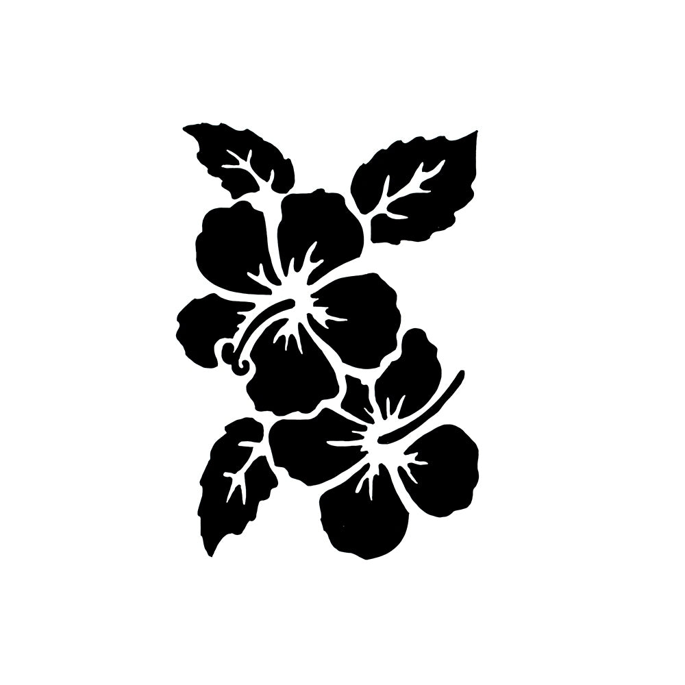 Reusable Stencil - Hibiscus (1pc)