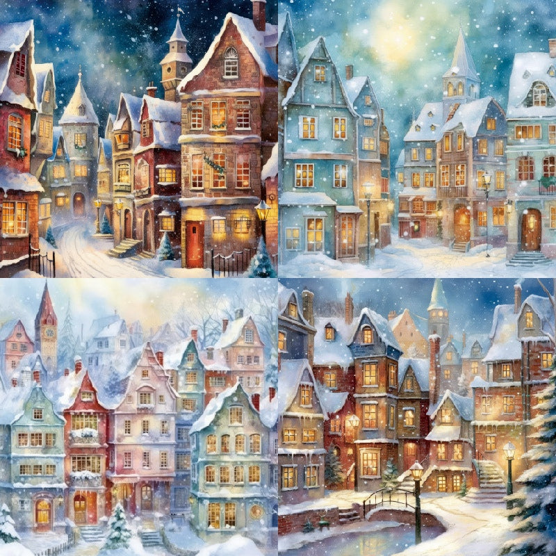 Winter Streets Paper Pad (24 Sheets) (PW-WGCEDF6-01)