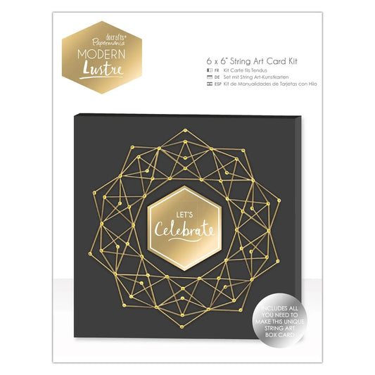 Modern Lustre - 6 x 6 String Art Card Kit (PMA 150637) - Printable Heaven